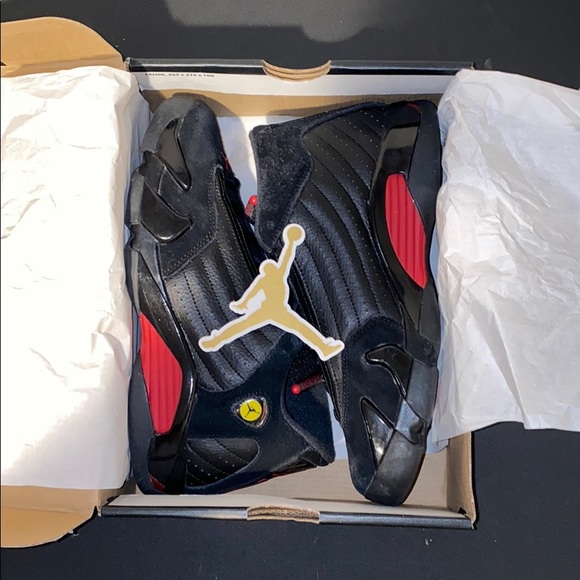 🔥Jordan Retro 14 “Last shot” size 5.5Y - Picture 8 of 9